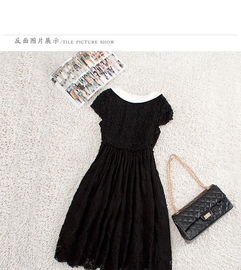 秋冬热销外贸精品 纯棉水溶花连衣裙1111129全方位解析