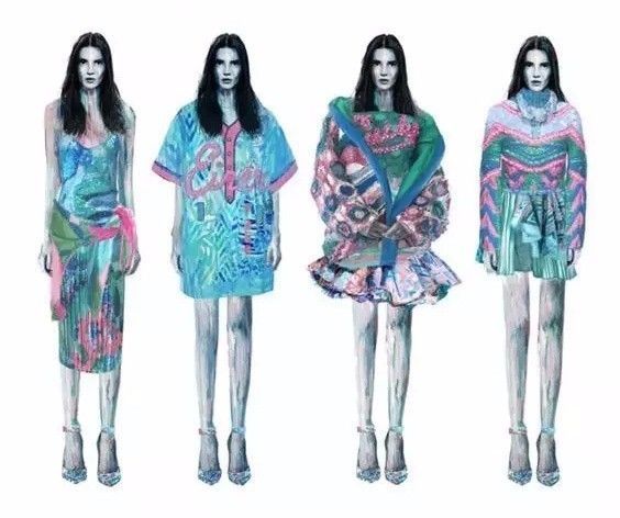海外艺术院校的服装效果图 创意、概念与视觉的碰撞